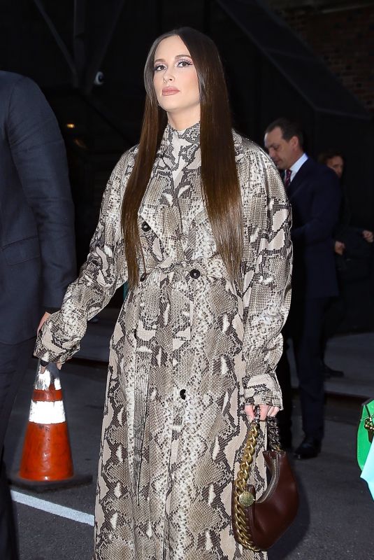 KACEY MUSGRAVES Arrives at Shucked on Broadway Opening Night in New Yotk 04/04/2023