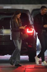 KAIA GERBER and Peter Utz Arrives at Matsuhisu Restaurant in Los Angeles 04/12/2023