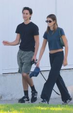 KAIA GERBER and Travis Jackson Out in Los Feliz 04/10/2023