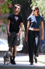 KAIA GERBER and Travis Jackson Out in Los Feliz 04/10/2023