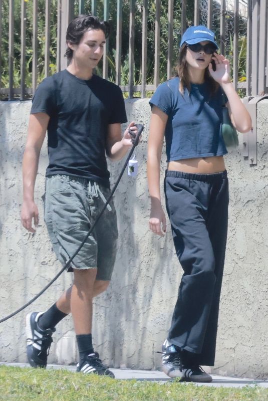 KAIA GERBER and Travis Jackson Out in Los Feliz 04/10/2023