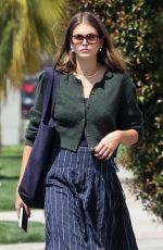 KAIA GERBER Arrives at a Dance Studio in Los Angeles 04/08/2023