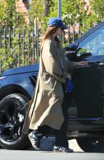 KAIA GERBER Arrives at Brentwood Country Mart 04/06/2023