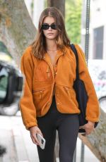 KAIA GERBER Out and About at Melrose in West Hollywood 04/17/2023