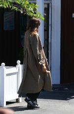 KAIA GERBER Out for Business Meeting Lunch at Brentwood Country Mart 04/06/2023