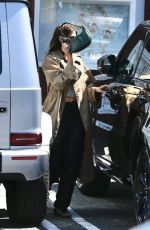 KAIA GERBER Out for Business Meeting Lunch at Brentwood Country Mart 04/06/2023