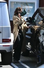 KAIA GERBER Out for Business Meeting Lunch at Brentwood Country Mart 04/06/2023