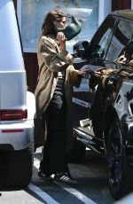 KAIA GERBER Out for Business Meeting Lunch at Brentwood Country Mart 04/06/2023