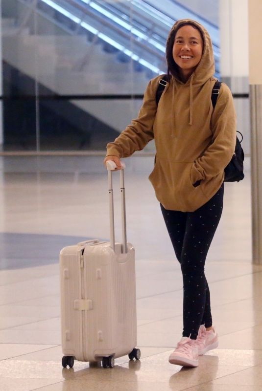 KALANI MILLER Arrives at Airport in Perth 04/19/2023