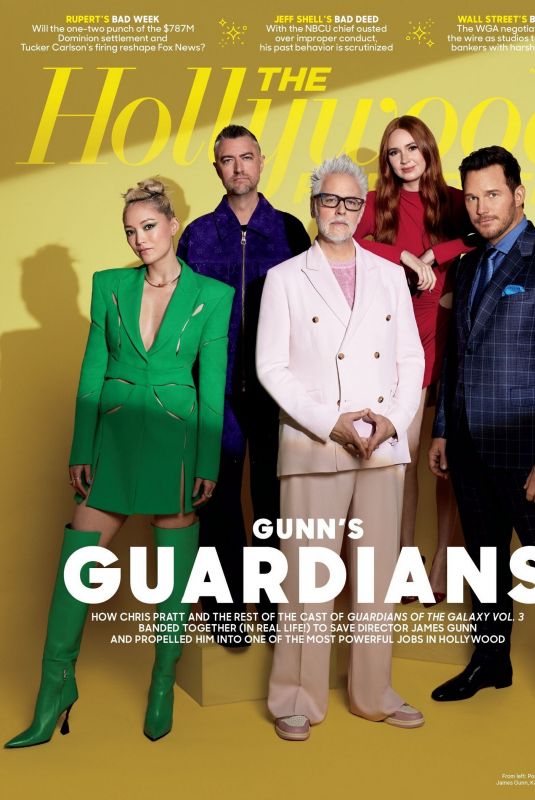 KAREN GILLAN and POM KLEMENTIEFF in The Hollywood Reporter, April 2023