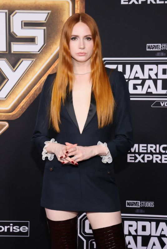 KAREN GILLAN at Guardians of the Galaxy Vol. 3 Premiere in Hollywood 04/27/2023