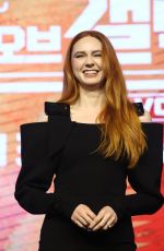 KAREN GILLAN at Guardians of the Galaxy, Vol.3 Press Conference in Seoul 04/18/2023