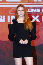 KAREN GILLAN at Guardians of the Galaxy, Vol.3 Press Conference in Seoul 04/18/2023