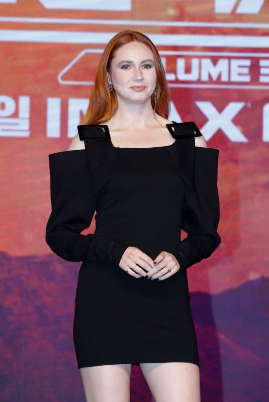 KAREN GILLAN at Guardians of the Galaxy, Vol.3 Press Conference in Seoul 04/18/2023