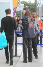 KARLIE KLOSS Arrives at Grizzles vs Lakers Game at Crypto.com Arena in Los Angeles 04/24/2023