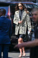 KARLIE KLOSS Out and About in New York 04/20/2023 