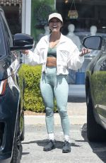 KARRUECHE TRAN Leaves F45 Training Gym in Calabasas 04/19/2023