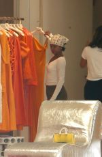KARRUECHE TRAN Out Shopping on Melrose Avenue in West Hollywood 04/24/2023