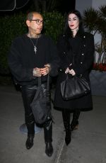 KAT VON D and Rafael Reyes at Mastros in Beverly Hills 04/02/2023