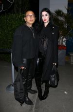 KAT VON D and Rafael Reyes at Mastros in Beverly Hills 04/02/2023