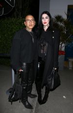 KAT VON D and Rafael Reyes at Mastros in Beverly Hills 04/02/2023