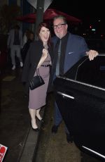 KATE FLANNERY Out for Dinner at White Wolf Restaurant in Hollywood 04/13/2023