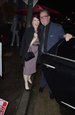 KATE FLANNERY Out for Dinner at White Wolf Restaurant in Hollywood 04/13/2023