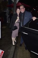 KATE FLANNERY Out for Dinner at White Wolf Restaurant in Hollywood 04/13/2023