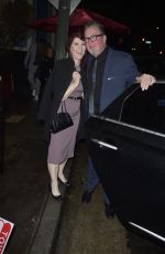 KATE FLANNERY Out for Dinner at White Wolf Restaurant in Hollywood 04/13/2023