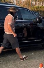 KATE HUDSON and Danny Fujikawa Arrives at Coachella in Indio 0416/2023