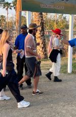 KATE HUDSON and Danny Fujikawa Arrives at Coachella in Indio 0416/2023
