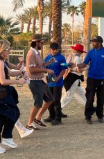 KATE HUDSON and Danny Fujikawa Arrives at Coachella in Indio 0416/2023