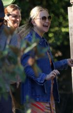 KATE HUDSON Leaves a Friends House in Brentwood 04/11/2023