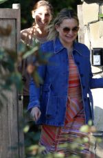 KATE HUDSON Leaves a Friends House in Brentwood 04/11/2023
