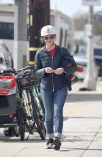 KATEE SACKHOFF Out on a Bike Ride with Family in Los Angeles 03/29/2023