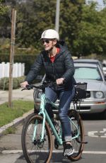 KATEE SACKHOFF Out on a Bike Ride with Family in Los Angeles 03/29/2023