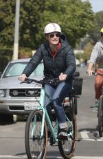 KATEE SACKHOFF Out on a Bike Ride with Family in Los Angeles 03/29/2023