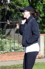 KATHERINE SCHWARZENEGGER Out for Morning Walk in Pacific Palisades 04/07/2023