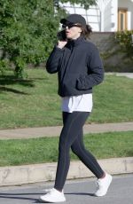 KATHERINE SCHWARZENEGGER Out for Morning Walk in Pacific Palisades 04/07/2023
