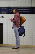 KATIE HOLMES Heading to Her Final Performance of The Wanderers in New York 04/02/2023