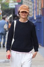 KATIE HOLMES Out and About in New York 04/18/2023