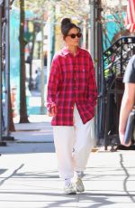 KATIE HOLMES Out for Morning Stroll in New York 04/12/2023 