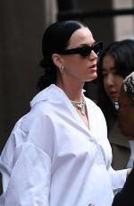 KATY PERRY Leaves Her Hotel in New York 04/27/2023