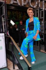 KELLY HOLMES on Her 53rd birthday Arrives at Wicked Anniversary Press Night in London 04/19/2023