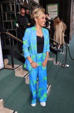 KELLY HOLMES on Her 53rd birthday Arrives at Wicked Anniversary Press Night in London 04/19/2023
