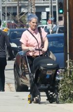 KELLY OSBOURNE Arrives at Beverly Hills Hotel for Lunch with Her Baby 04/10/2023