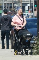KELLY OSBOURNE Arrives at Beverly Hills Hotel for Lunch with Her Baby 04/10/2023