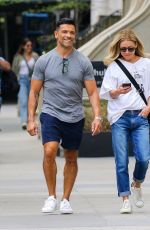 KELLY RIPA and Mark Consuelos Out in New York 04/15/2023