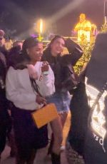 KENDALL and KYLIE JENNER Night Out at Coachella in Indio 04/15/2023