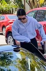 KENDALL JENNER Arrives at a Spa in Beverly Hills 04/06/2023